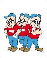 Die drei Knackerknaben 1, 2, 3 (© Disney)