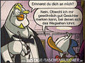 Agent Black-B (links) mit Donald
